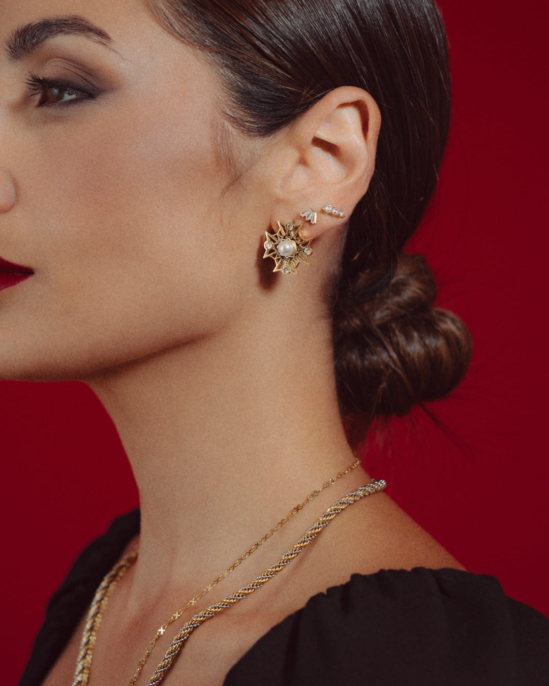 Timeless Pearl Kavallieri Stud Earrings
