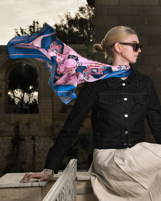 Maduma Blue Scarf