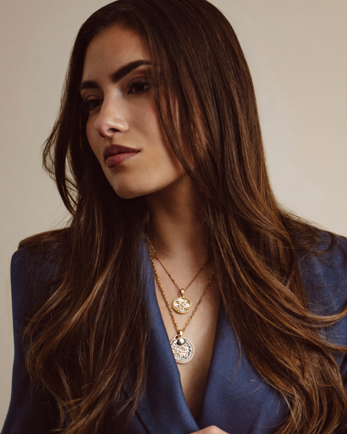 Hollow Protection Mother Of Pearl Bizzilla Pendant