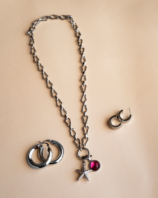 Horsebit Choker Silver