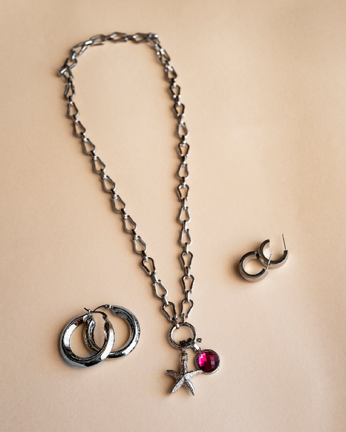 Horsebit Choker Silver