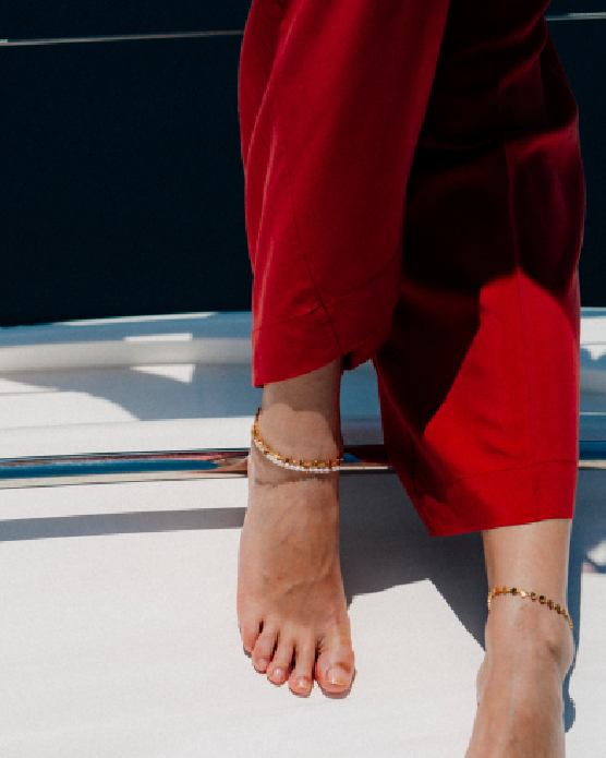 Pearl Beaded Anklet