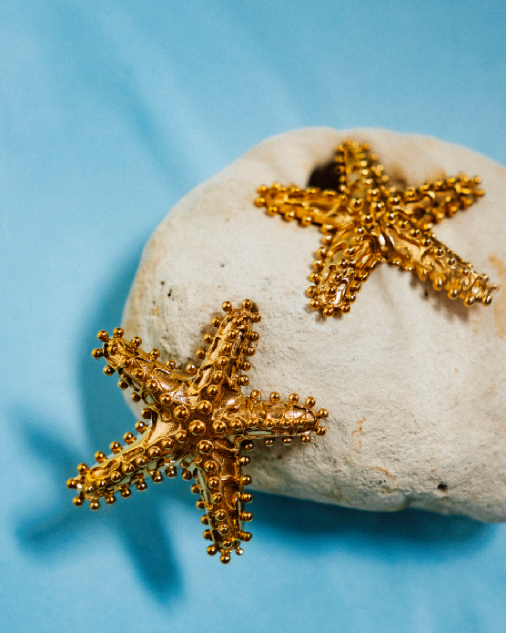 Radiant Statement Starfish Earrings