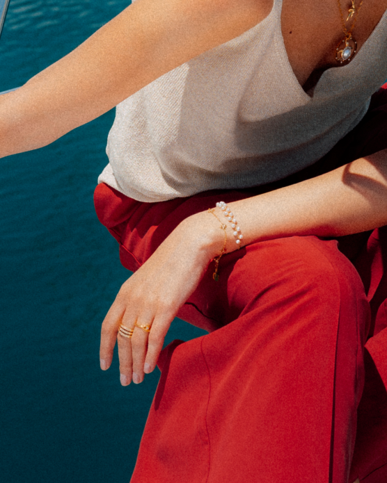 Starlight Dainty Cross Bracelet
