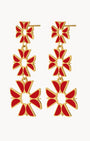 Kavallieri Red Dangling Earrings