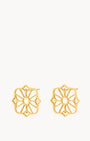 Kavallieri Hollow Mvintage Stud Earrings