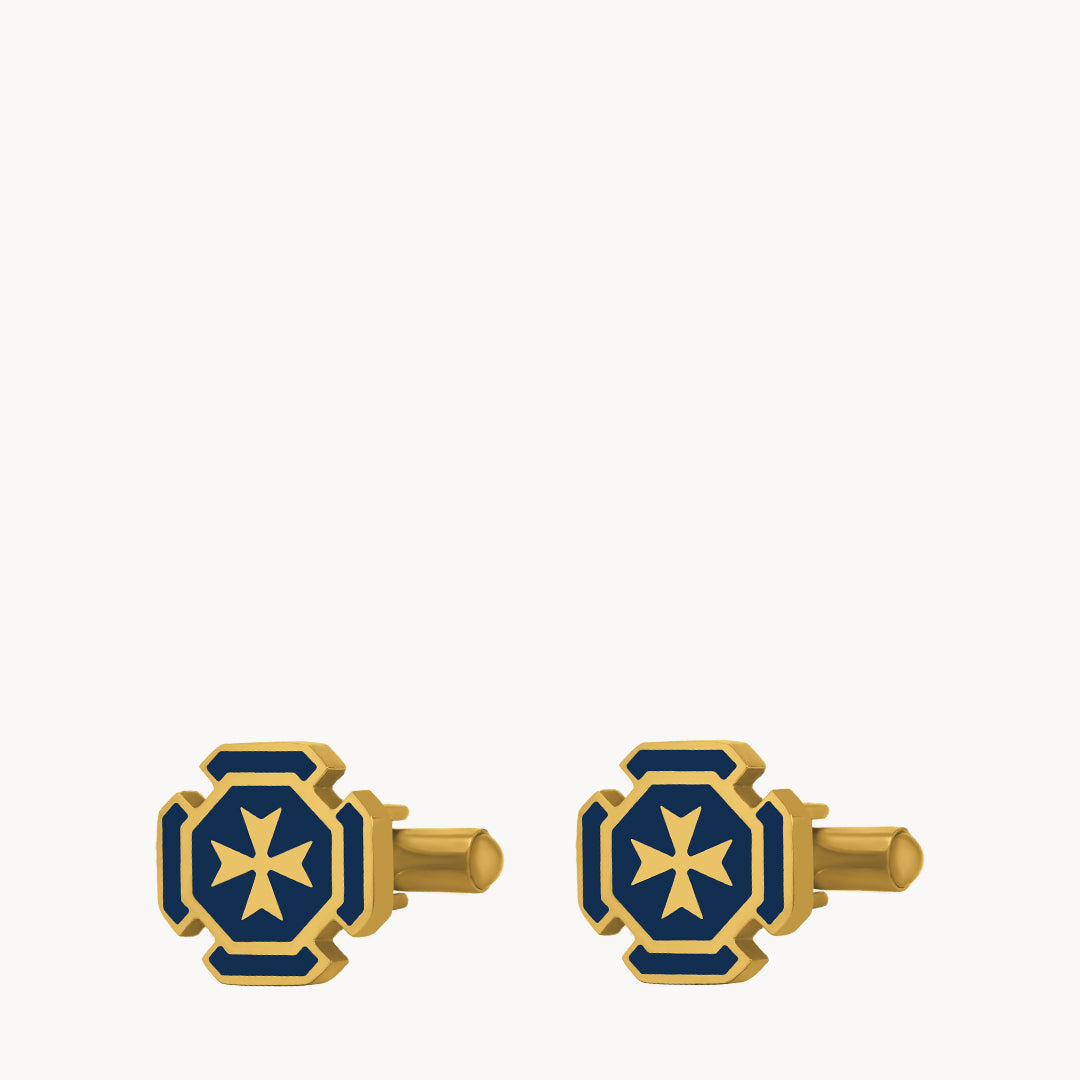 Blue Octagon Kavallier Cufflinks