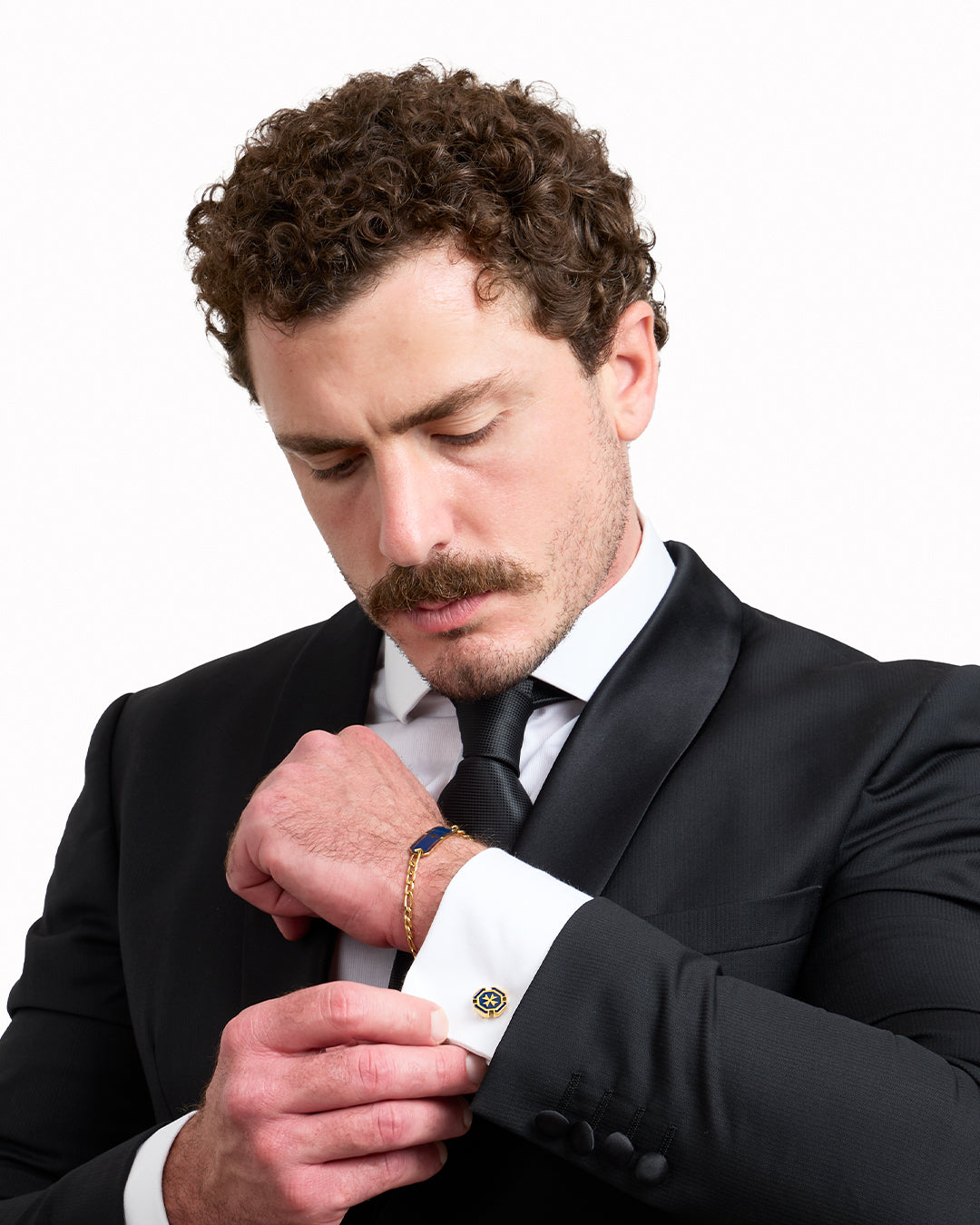 Blue Octagon Kavallier Cufflinks