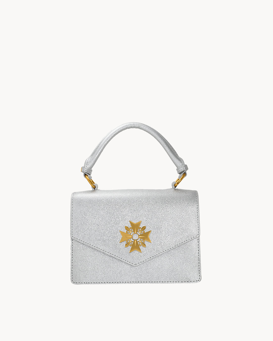 Moonlit Silver Kavallier Handbag