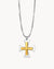 Maltese Cross Silver Necklace