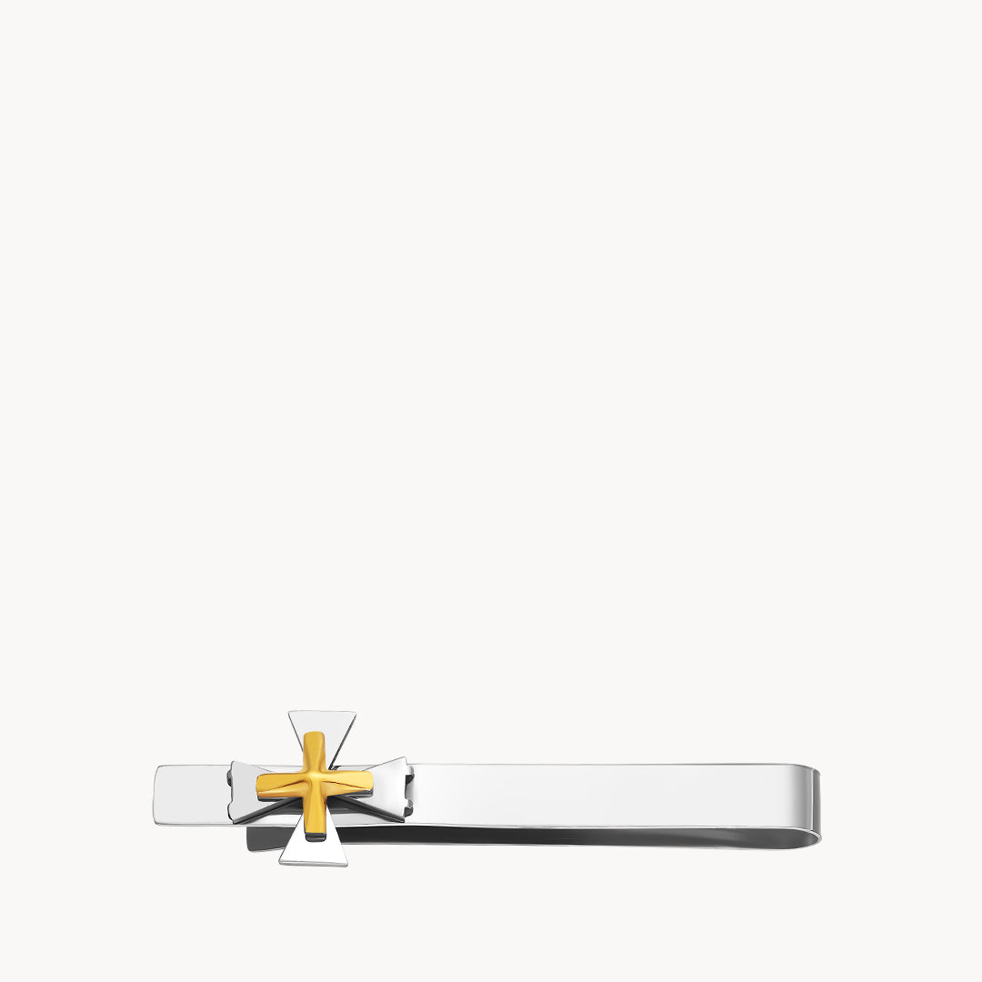 Maltese Cross Tie Pin