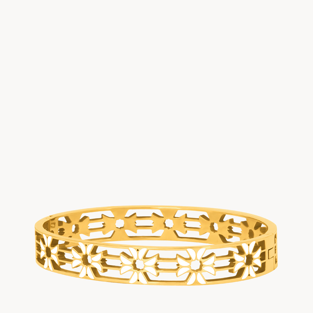 White Kavallieri Bangle