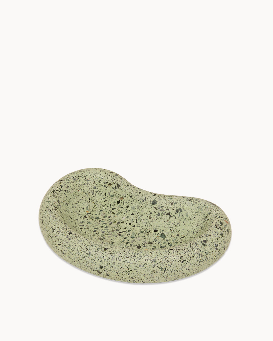 Green Terrazzo on Green Moon Trinket