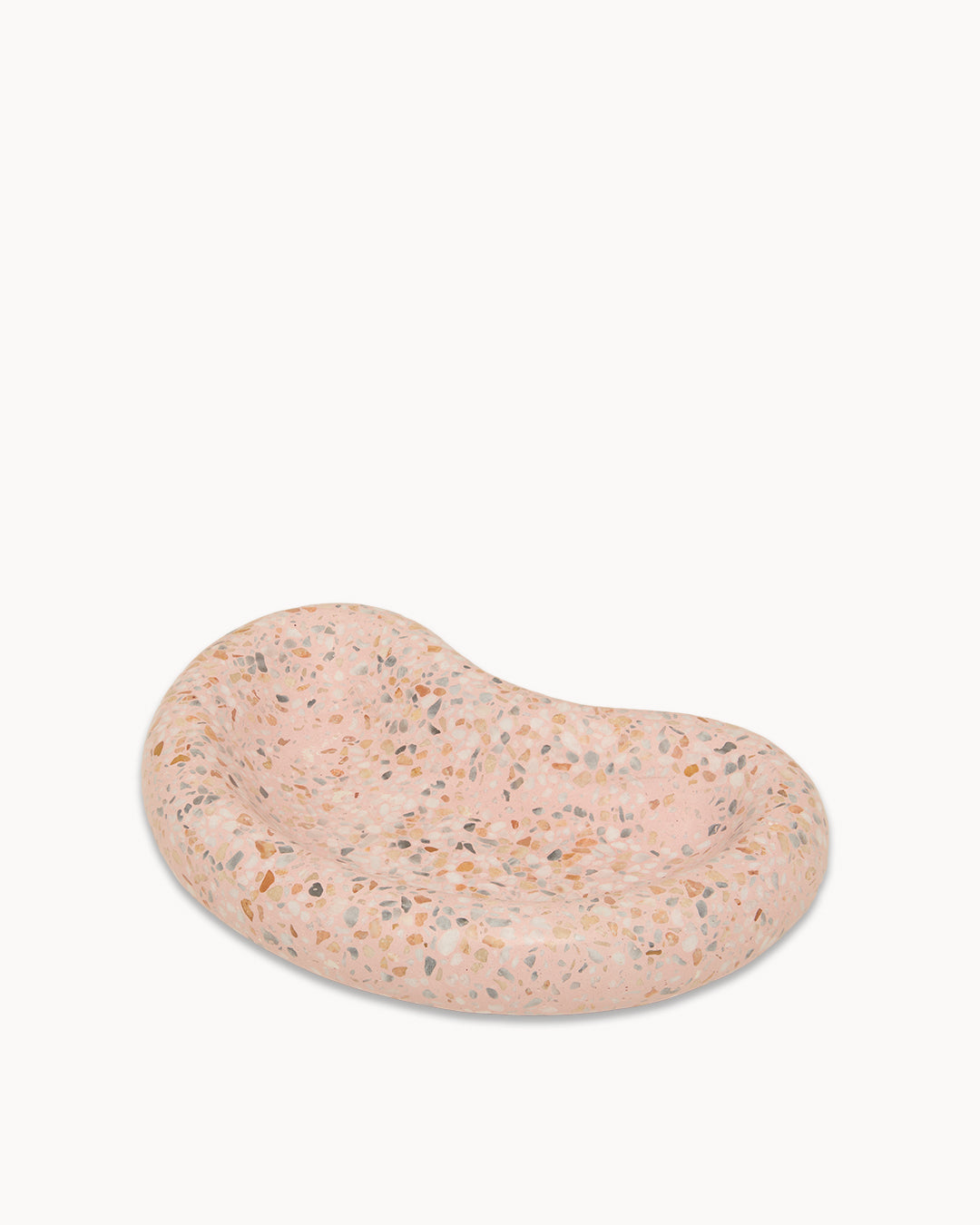 Mixed Terrazzo on Pink Moon Trinket Tray