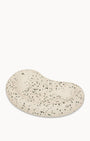 Green Terrazzo on White Moon Trinket Tray