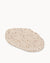 Brown Terrazzo on Cream Long Irregular Trinket