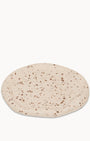 Mixed Terrazzo on Cream Round Irregular Trinket