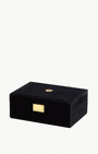 Black Velvet Jewellery Box
