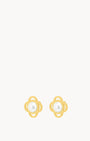 Timeless Salib Stud Earrings, Gold