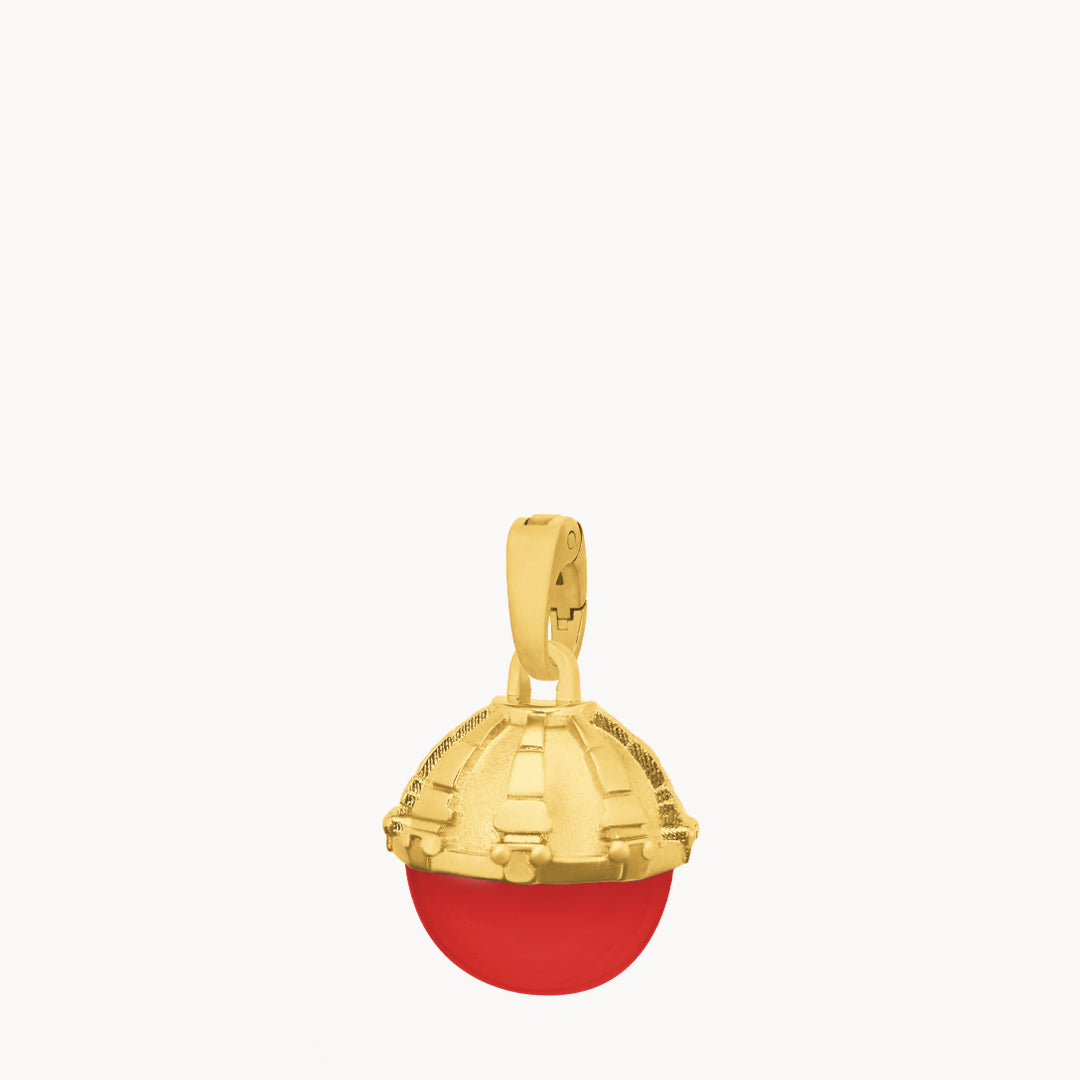 January Passion Dome Birthstone Pendant