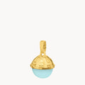 March Peace Dome Birthstone Pendant