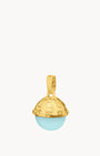 March Peace Dome Birthstone Pendant