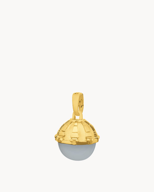 Kuppelanhänger mit Geburtsstein Juni, Gold