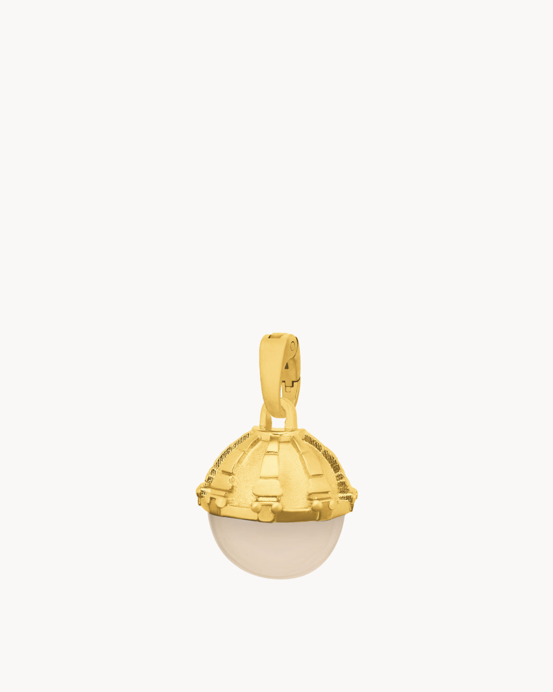 October Love Dome Birthstone  Pendant