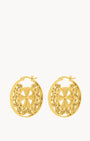Kavallier Hoop Earrings, Gold