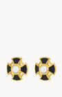 Timeless Maltese Cross Ħabbata Studs, Gold