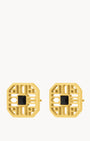 Hollow Power Ħabbata Studs, Gold