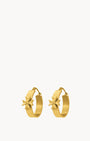 Kavallieri Honour Maltese Cross Hoop Earrings, Gold