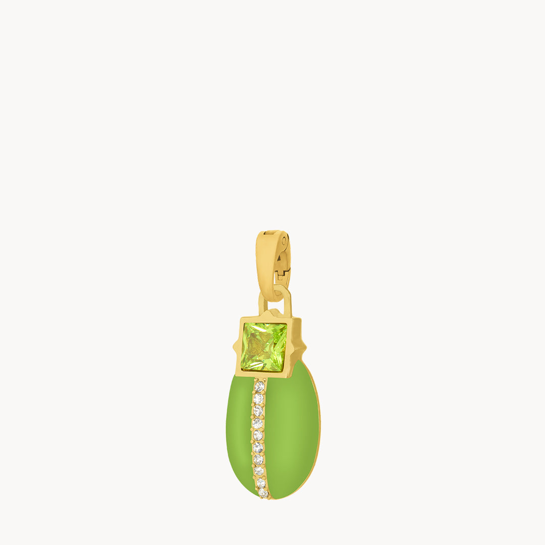 Lucky Green Lovebug Pendant