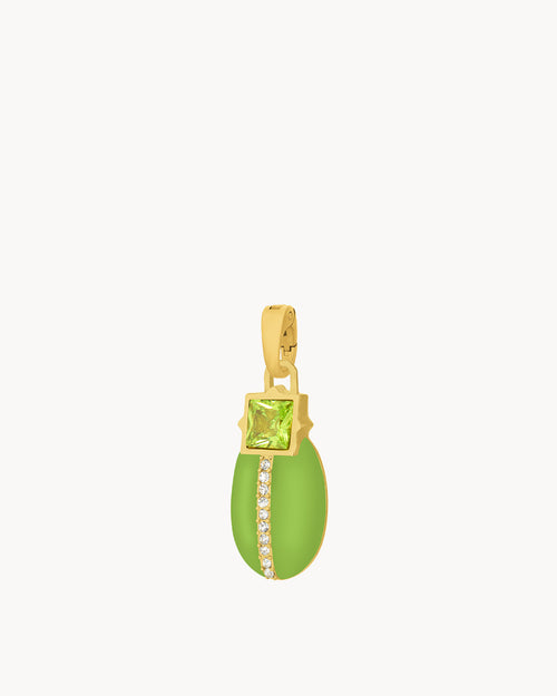 Lucky Green Lovebug Pendant