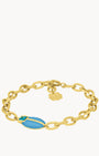 Serenity Blue Lovebug Charm Bracelet