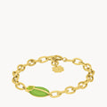 Lucky Green Lovebug Charm Bracelet