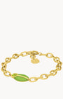 Lucky Green Lovebug Charm Bracelet