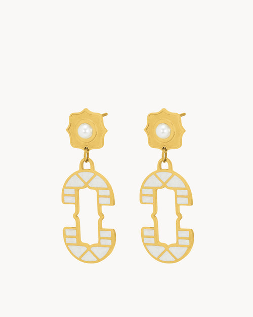 Protection Mvintage Dangling Earrings