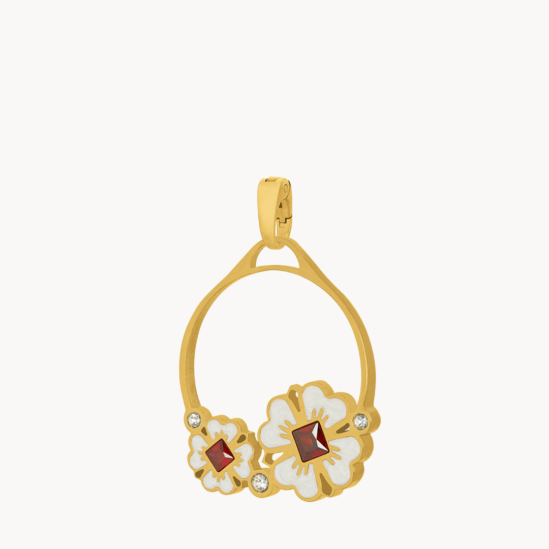 Lucky Love White Flower Halo