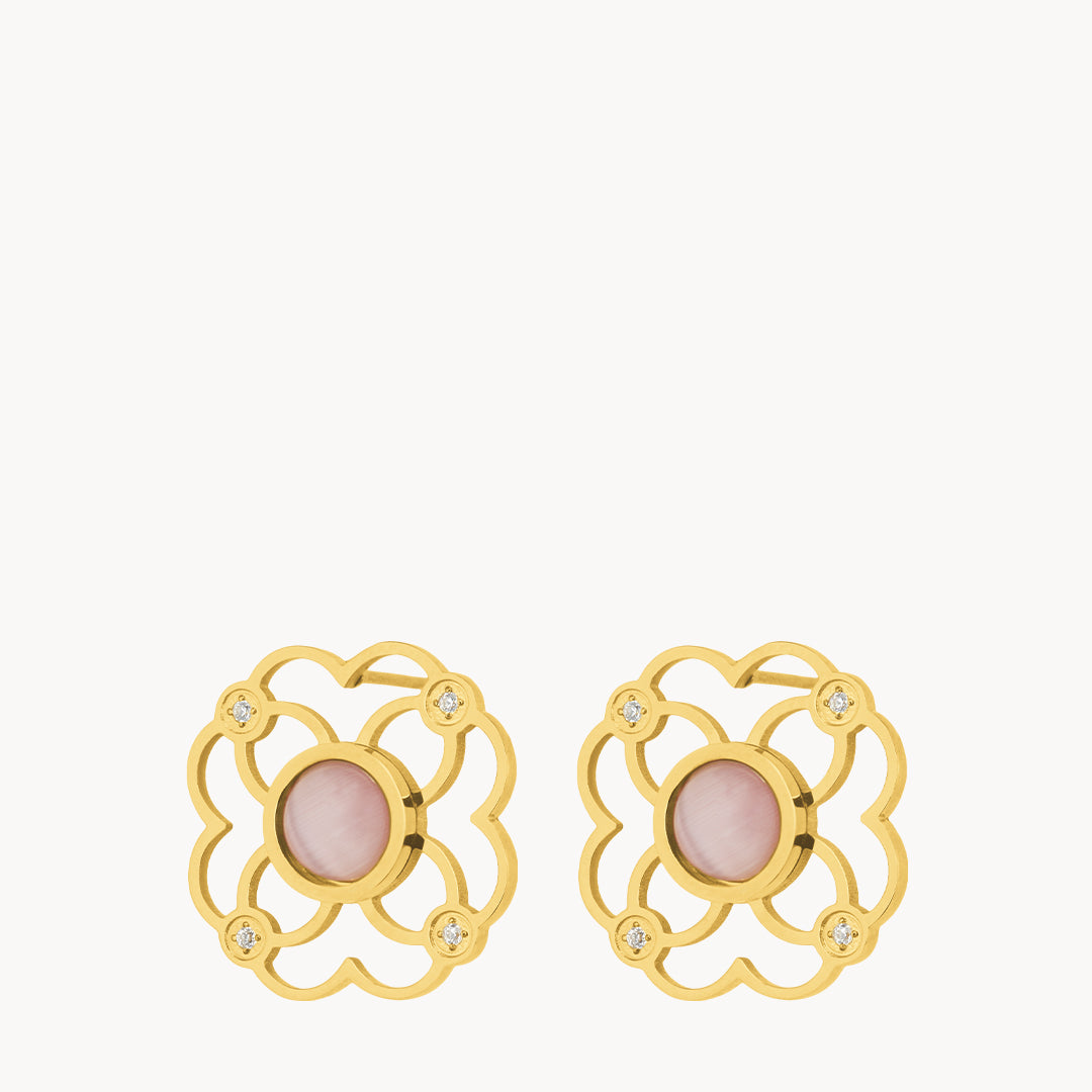 Pure Lucky Love Stud Earrings