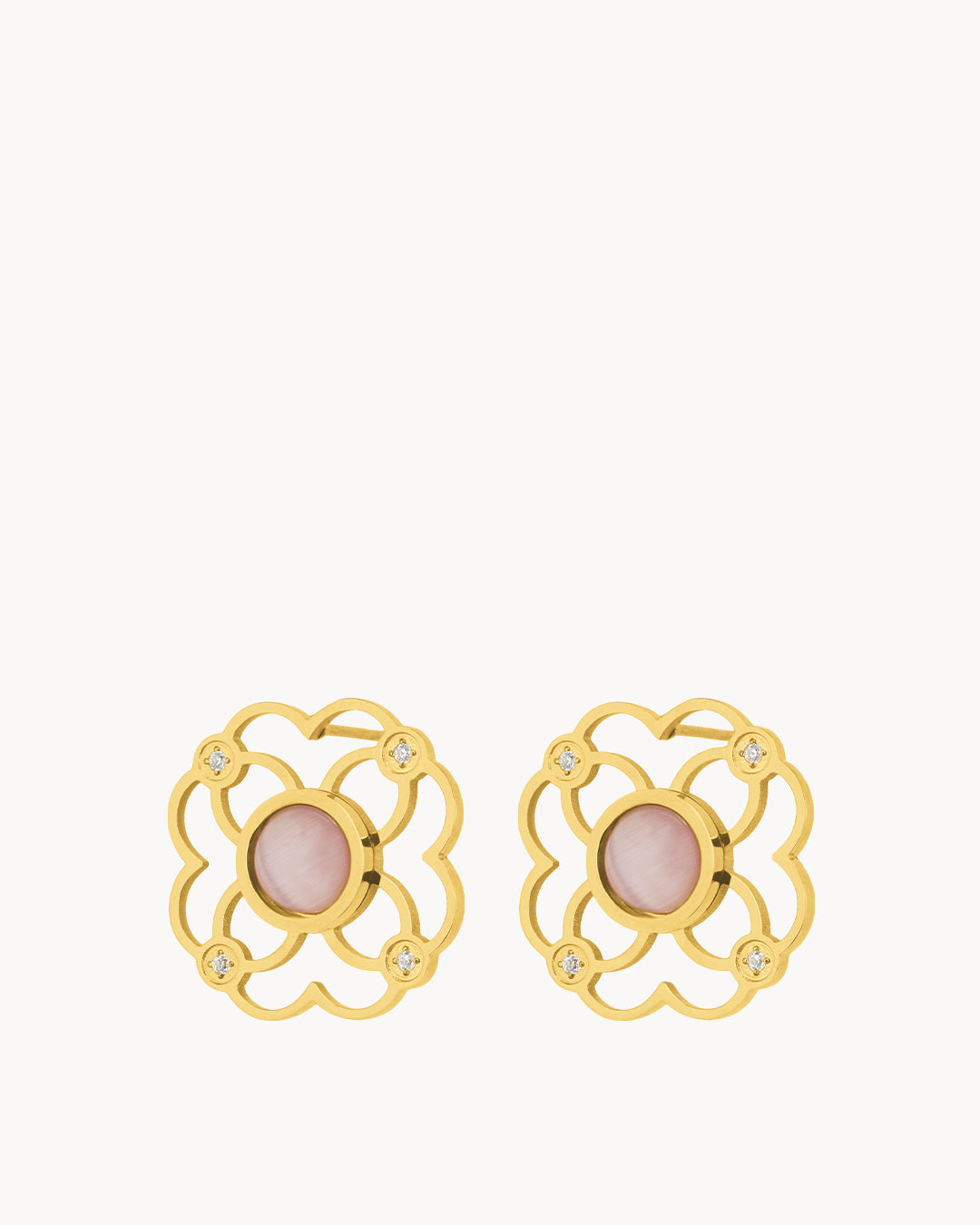 Pure Lucky Love Stud Earrings