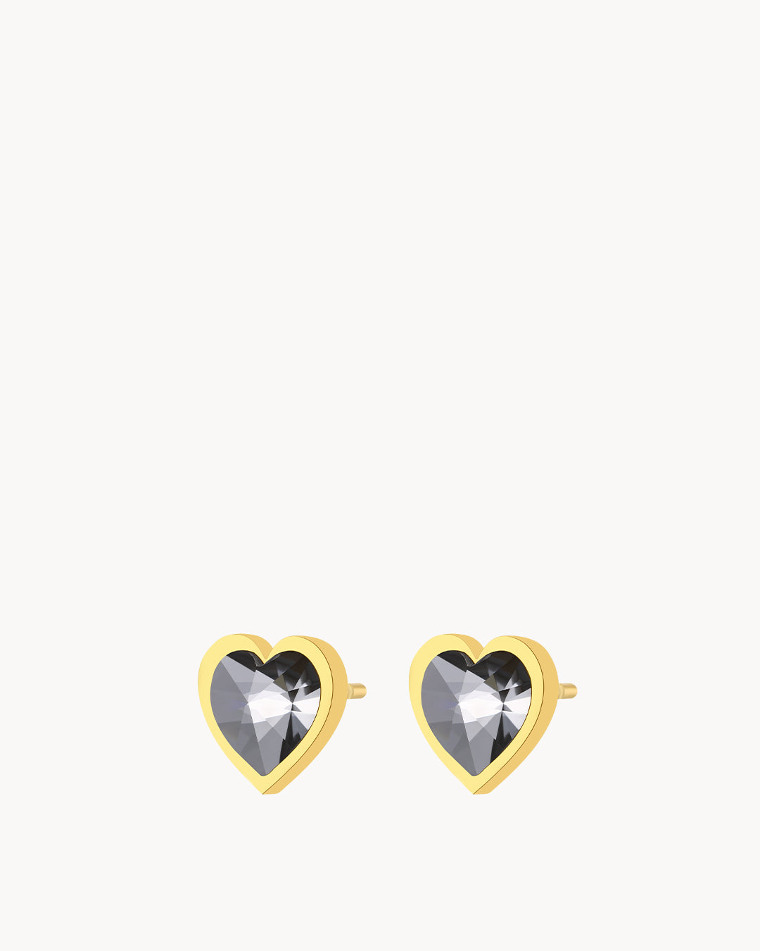 April Birthstone Hope Love Ħabbata Stud Earrings
