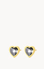 April Birthstone Hope Love Ħabbata Stud Earrings