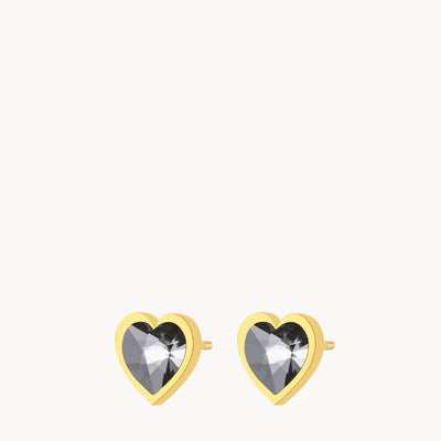 April Birthstone Hope Love Ħabbata Stud Earrings