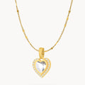 April Birthstone Hope Love Habbata Necklace Set