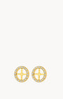 Starlight Dainty Halo Stud Earrings