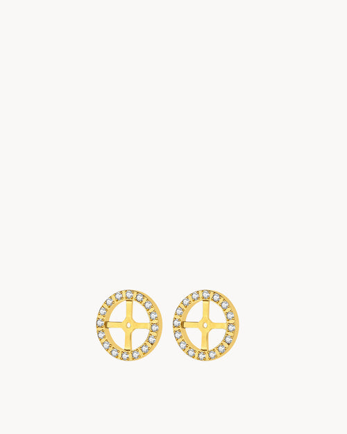 Starlight Dainty Halo Stud Earrings
