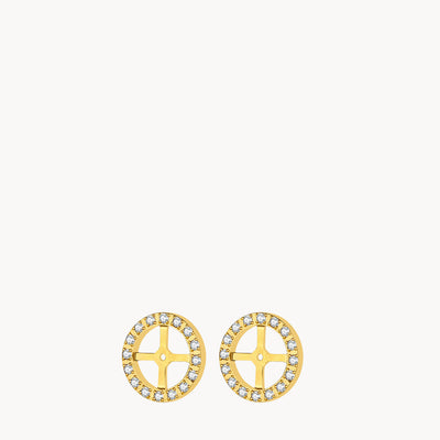 Starlight Dainty Halo Stud Earrings