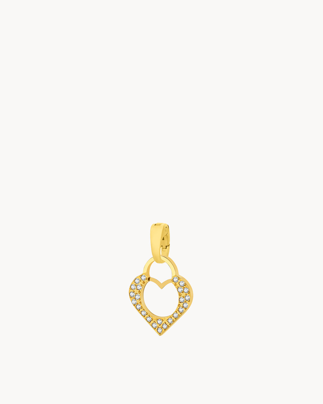Starlight Heart Dainty Halo Pendant