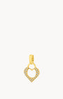 Starlight Heart Dainty Halo Pendant